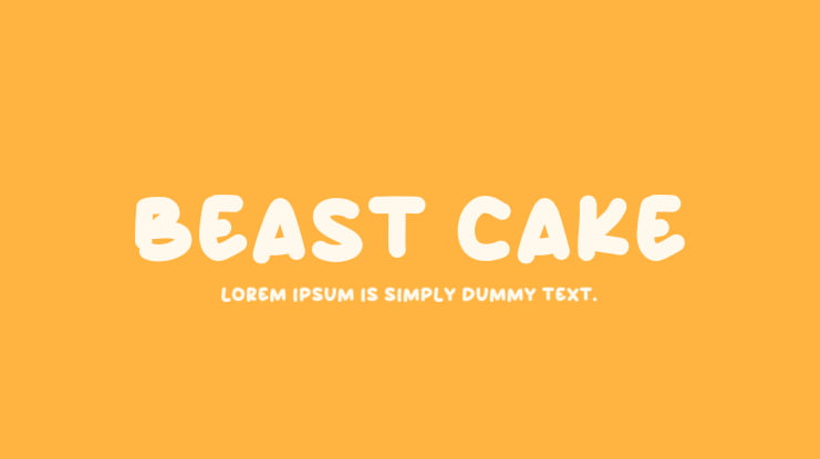 Beast Cake Font