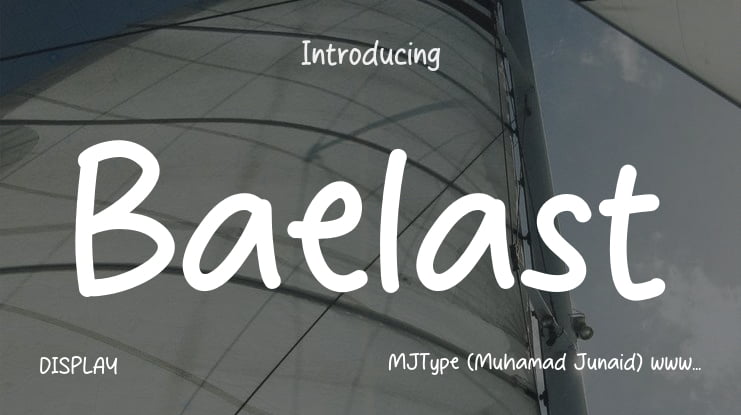 Baelast Font