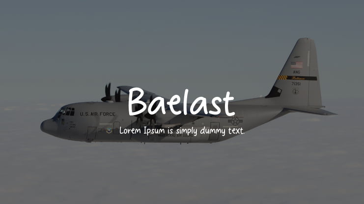 Baelast Font