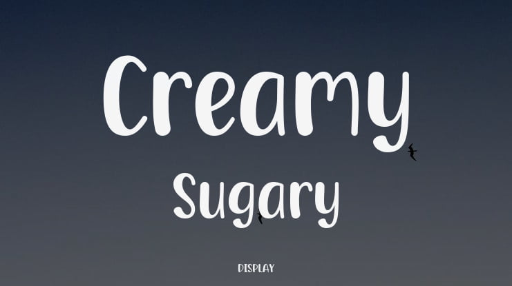 Creamy Sugary Font