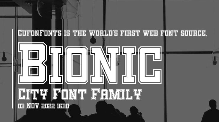 Bionic City Font