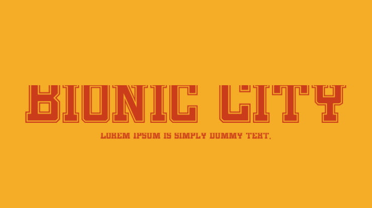 Bionic City Font