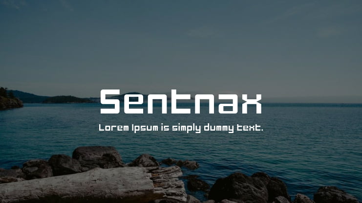 Sentnax Font