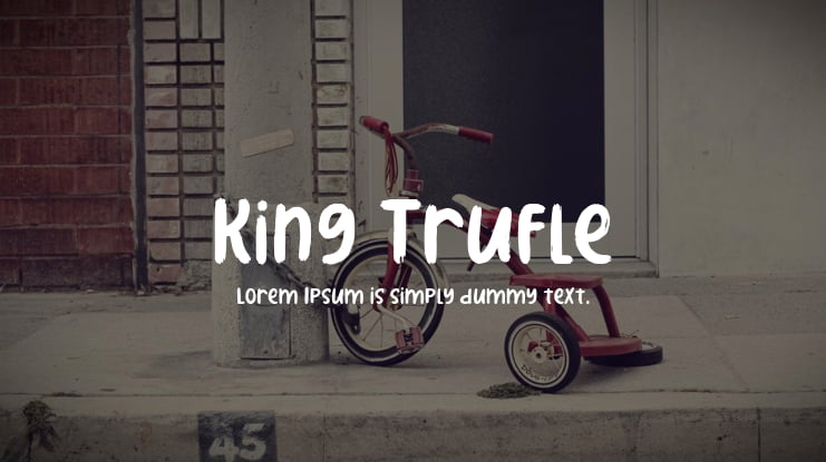 King Trufle Font