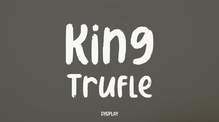 King Trufle Font