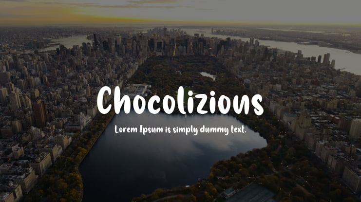 Chocolizious Font