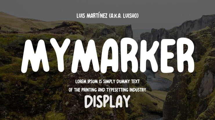 MyMarker Font