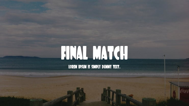 Final Match Font