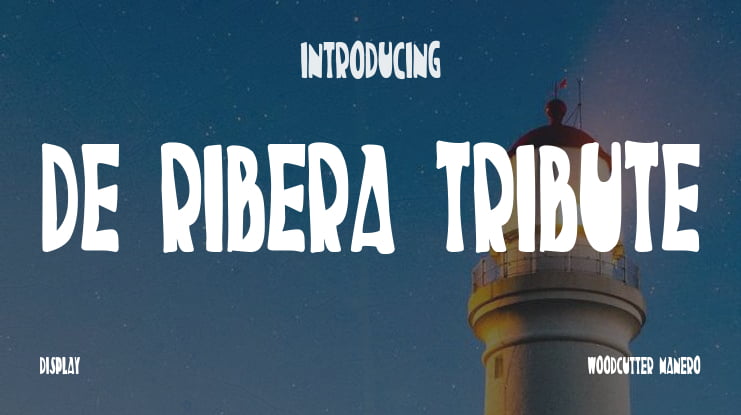 De Ribera Tribute Font