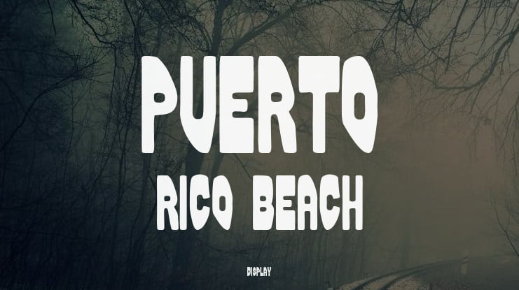 Puerto Rico Beach Font