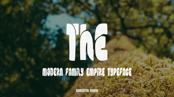 The Modern Family Empire Font