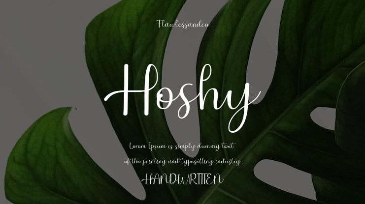 Hoshy Font