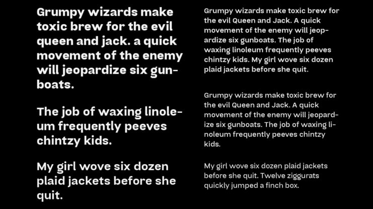 Calimate Font Family