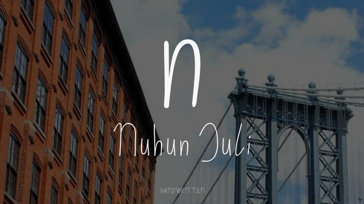 n Nuhun Juli Font