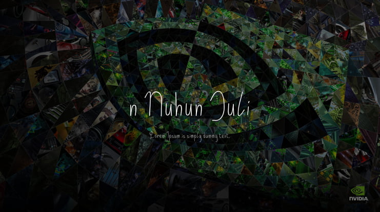 n Nuhun Juli Font