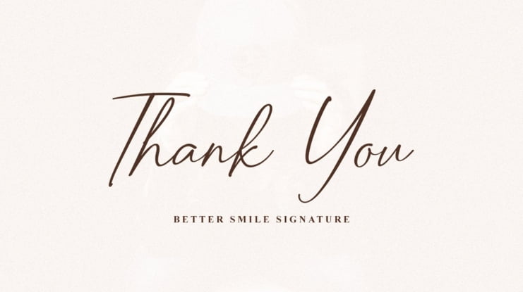 Better Smile Font