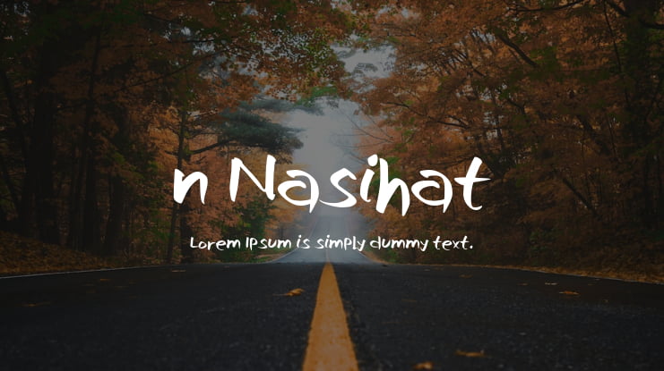 n Nasihat Font