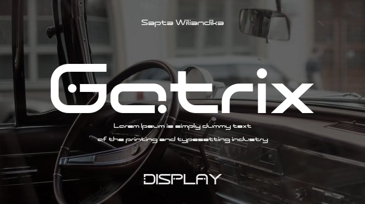 Gotrix Font Family