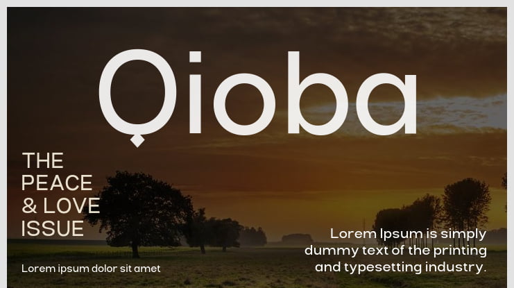 Qioba Font Family