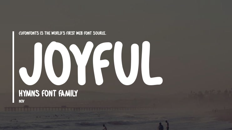 Joyful Hymns Font