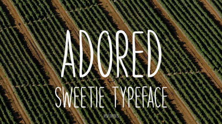 Adored Sweetie Font