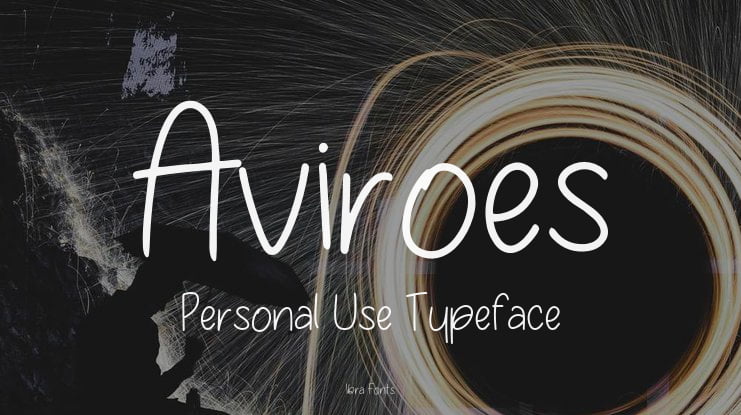 Aviroes Personal Use Font