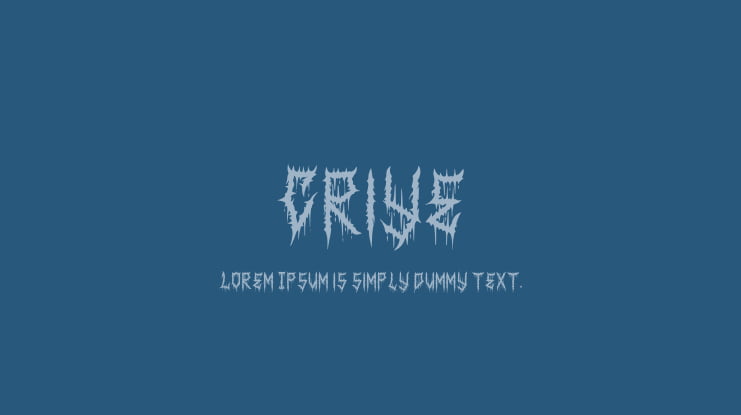 Criye Font