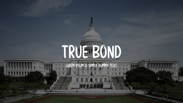 True Bond Font