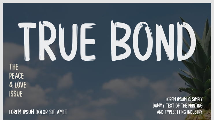 True Bond Font