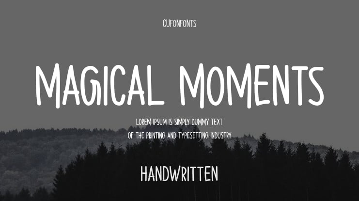 Magical Moments Font