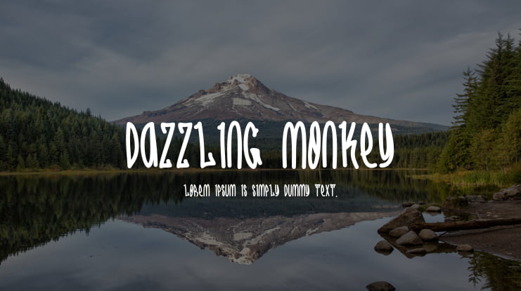 Dazzling Monkey Font Family