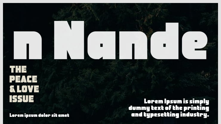 n Nande Font