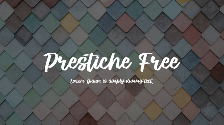 Prestiche Free Font