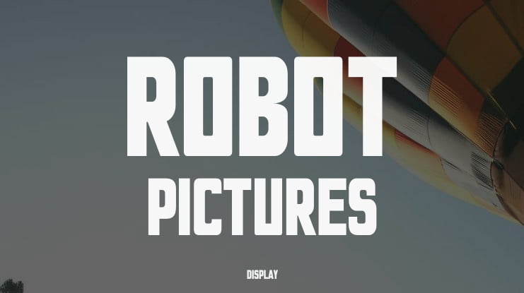 Robot Pictures Font