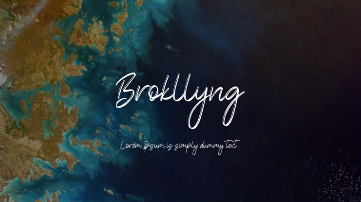 Brokllyng Font