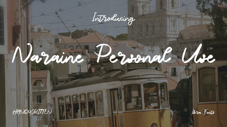 Naraine Personal Use Font