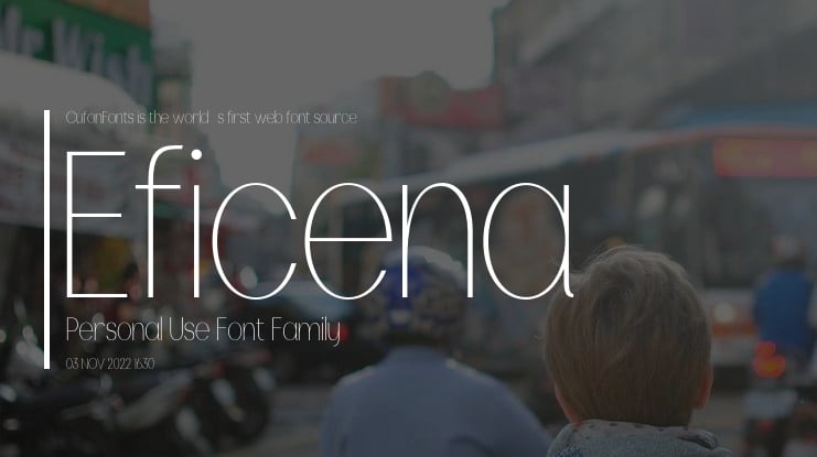 Eficena Personal Use Font