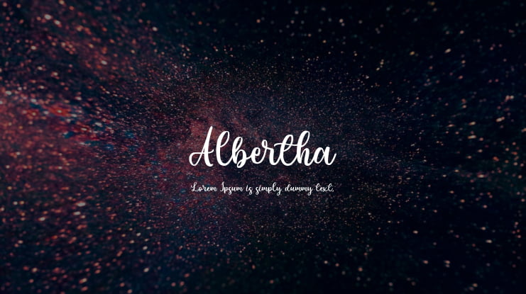 Albertha Font