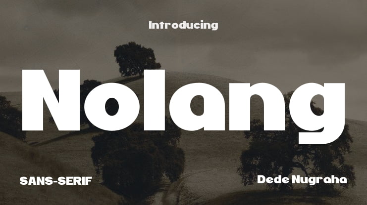 Nolang Font