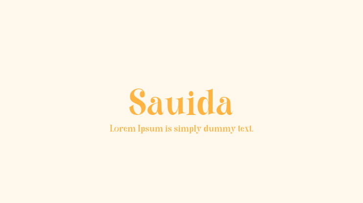 Sauida Font