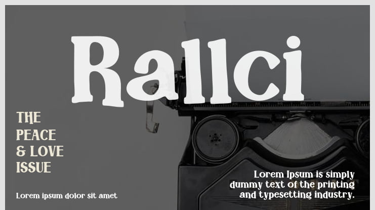 Rallci Font