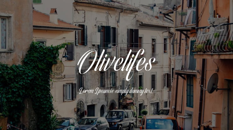 Olivelifes Font