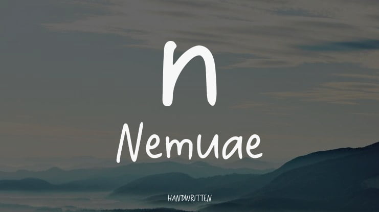 n Nemuae Font