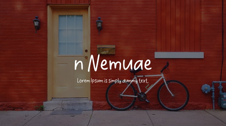 n Nemuae Font