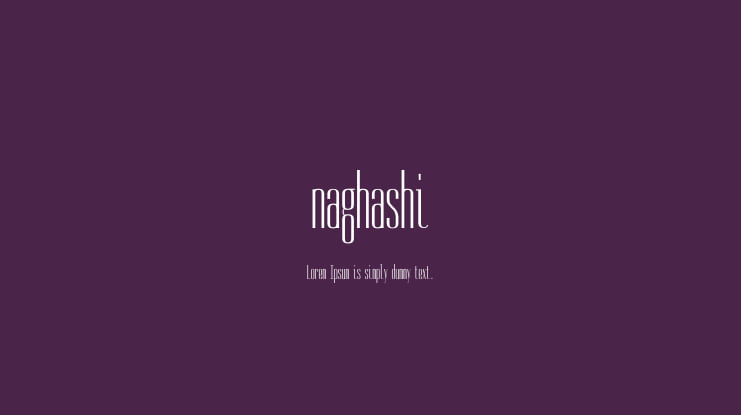 naghashi Font Family