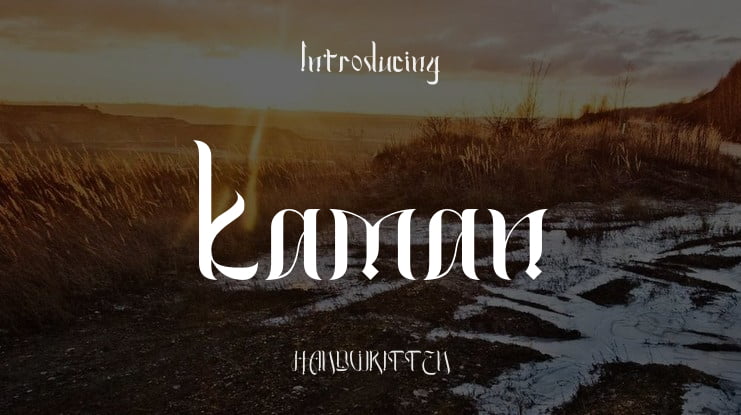 kaman Font Family