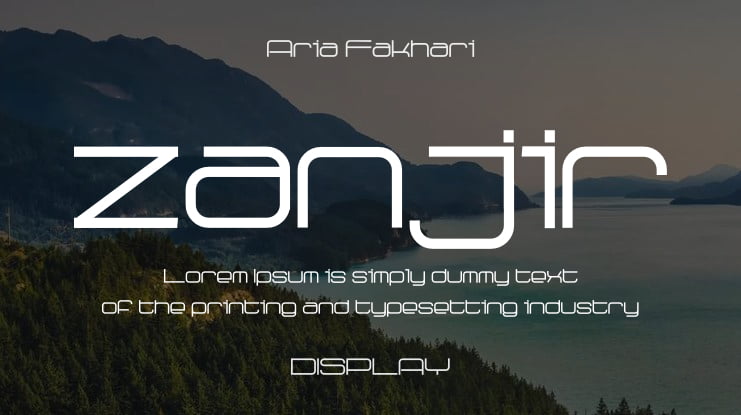 zanjir Font Family