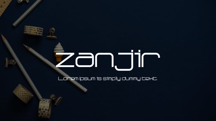 zanjir Font Family