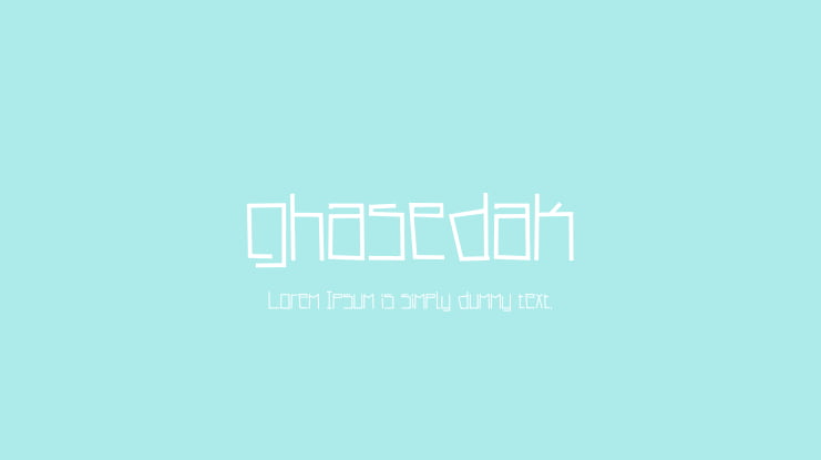 ghasedak Font Family