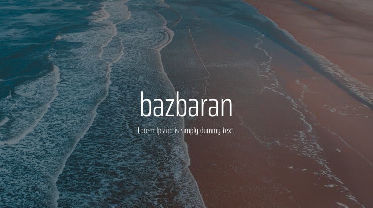 bazbaran Font Family